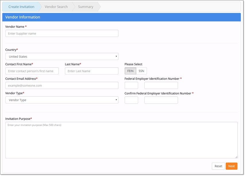 Create Invitation